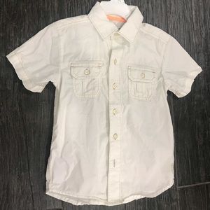Carters short sleeve white button down